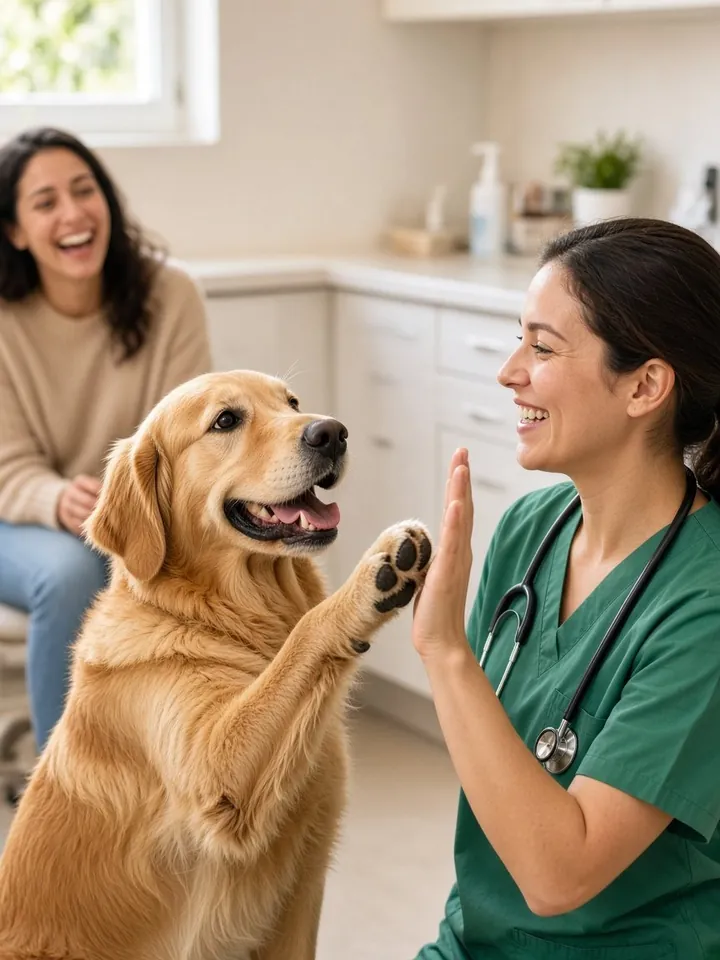 Ejemplo de publicación para una clínica veterinaria